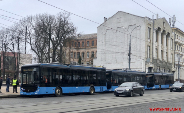 У Вінниці пустили нові тролейбуси «VinLinе» на Хутір Шевченка та мікрорайон «Академічний»                    
