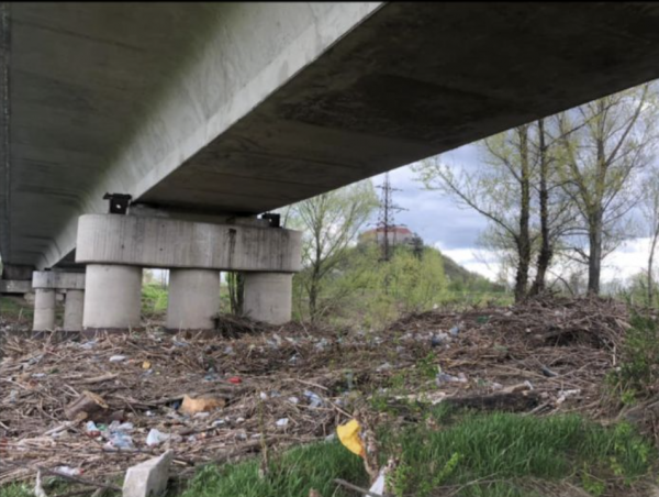  "Прихована антисанітарія": під мостом Мукачева зробили сміттєзвалище? (ФОТО) 