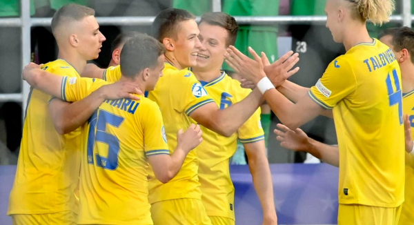 Два гравці молодіжної збірної України потрапили до символічної збірної 1-го туру Євро-2023