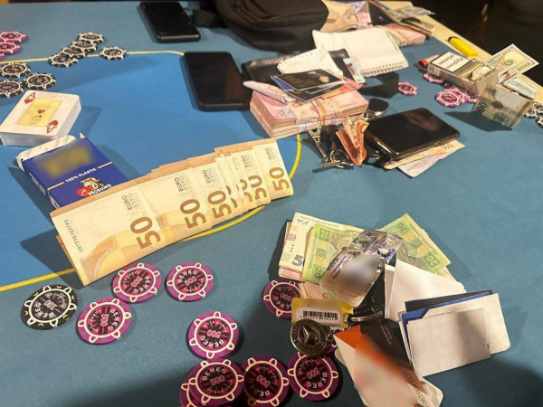  В одному із закладів відпочинку Берегівського району виявили підпільне казино 