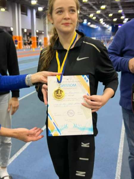 Віолетта Волошин з Мукачева стала Чемпіонкою України з легкої атлетики
