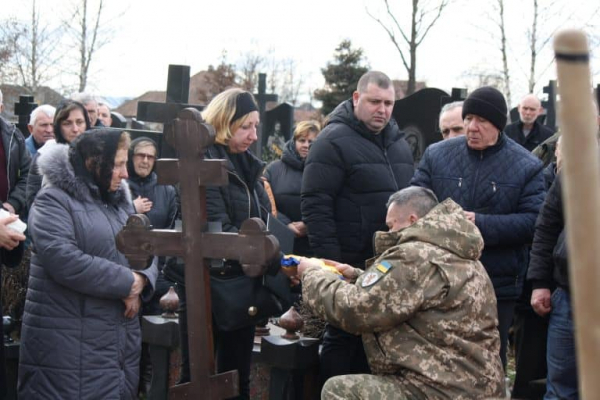 На Закарпатті попрощалися із захисником Юрієм Фантою