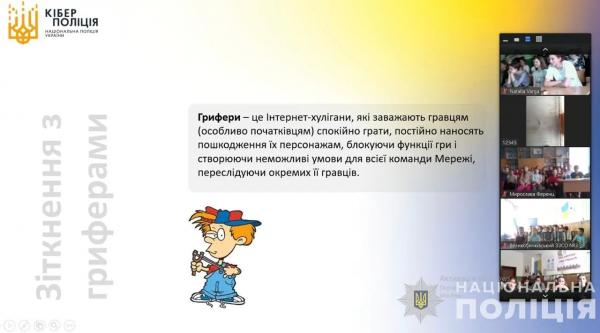  Кіберполіцейські поспілкувалися із закарпатськими школярами про безпеку в Інтернеті 