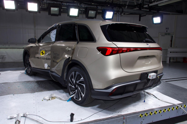 Краш-тести Euro NCAP розкрили дизайн нового MG S6 EV