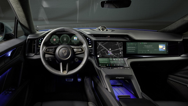 Porsche розкрила інтер'єр Cayenne Electric і там дуже багато сенсорних екранів