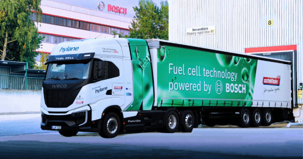 Bosch розпочала експлуатацію своєї першої вантажівки на паливних елементах у внутрішньозаводській логістиці