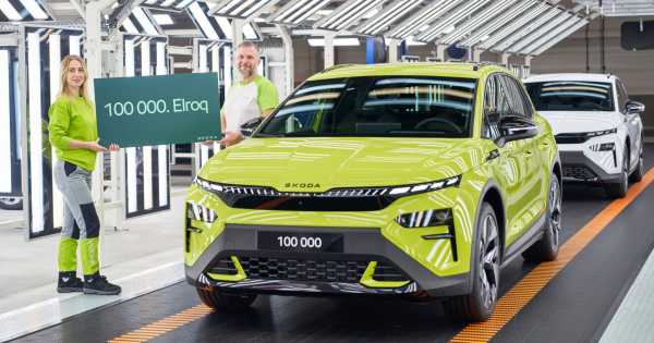З конвейера Škoda зійшов 100-тисячний Elroq