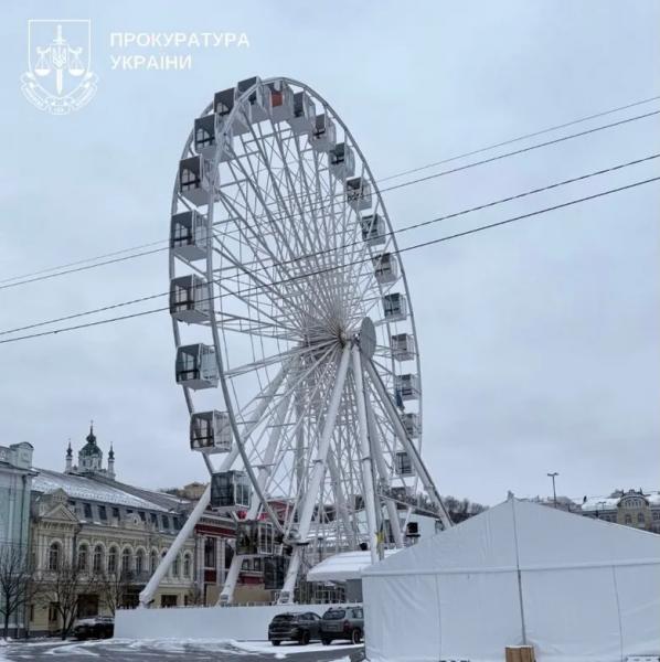 Суд зупинив роботу "Колеса огляду" на Подолі в Києві