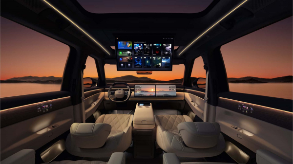 Volkswagen показав інтер'єр ID. Era 9X з трьома дисплеями та проєкціями Volkswagen показав інтер'єр ID. Era 9X з трьома дисплеями та проєкціями