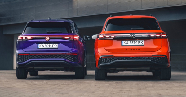 Volkswagen змінив комплектації моделей Tiguan та Tayron на українському ринку