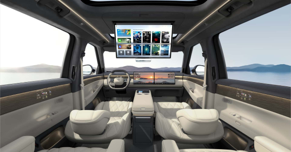 Volkswagen показав інтер'єр ID. Era 9X з трьома дисплеями та проєкціями Volkswagen показав інтер'єр ID. Era 9X з трьома дисплеями та проєкціями