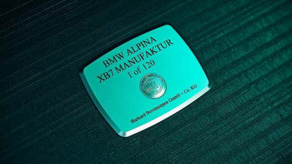 Остання Alpina попередньої епохи: фінальна серія XB7 Manufaktur
