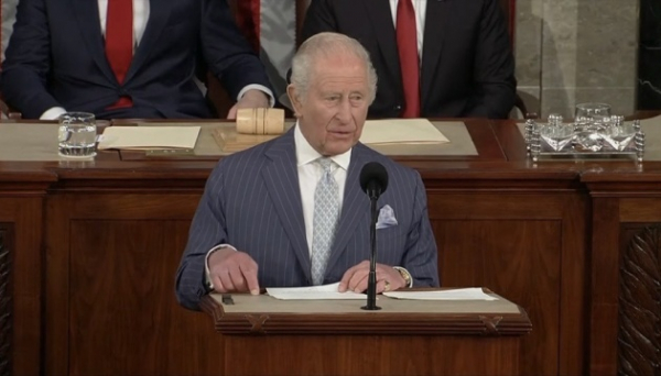 Чарльз ІІІ у Конгресі США закликав до непохитної рішучості в захисті України